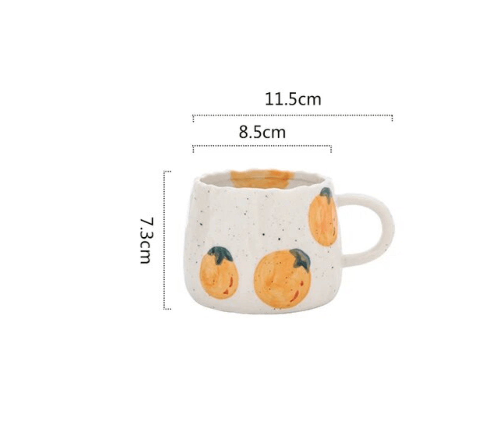 Ceramic Mugs | Fruit Print | Set of 1