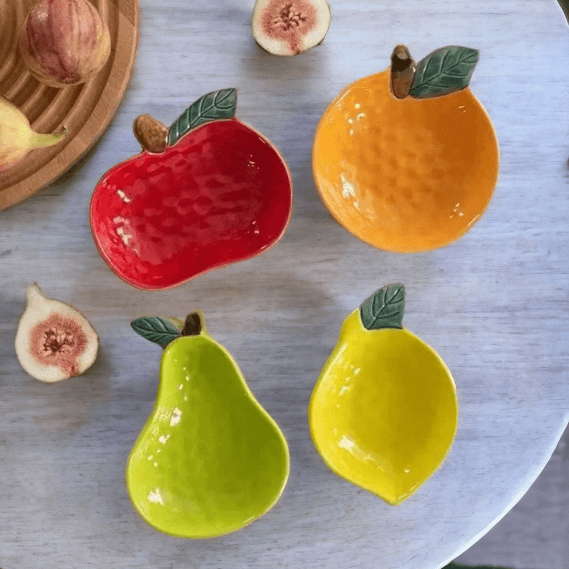 Ceramic Sauce Plates | Fruit-Shaped | Set of 1