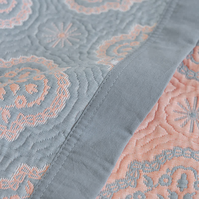 Double Layer Cotton Quilt | Breathable Organic Cotton | Available in Full, Queen, King Sizes