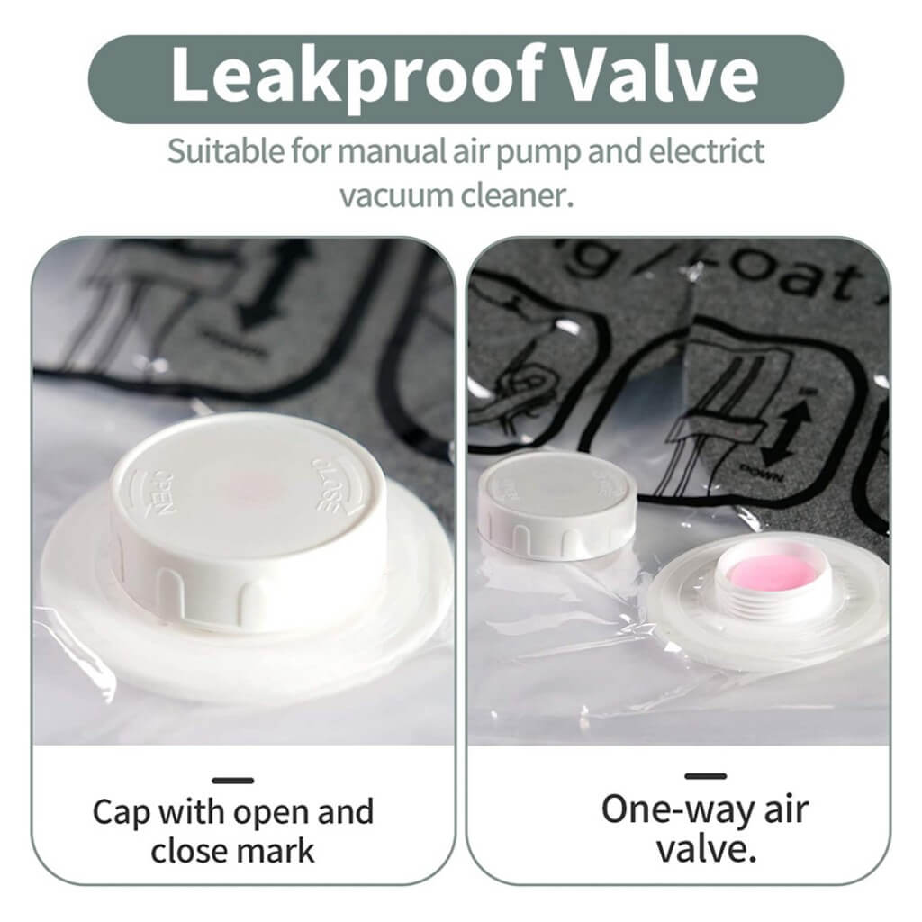 Vacuum Storage Bags for Clothes | Durable & Moisture-Proof | Medium & Large Sizes