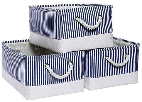 Collapsible Storage Boxes | Durable Three-Layer Material | Large 3-Pack
