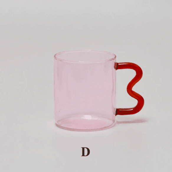 Colorful Ear Glass Mug | Borosilicate Glass | Clear