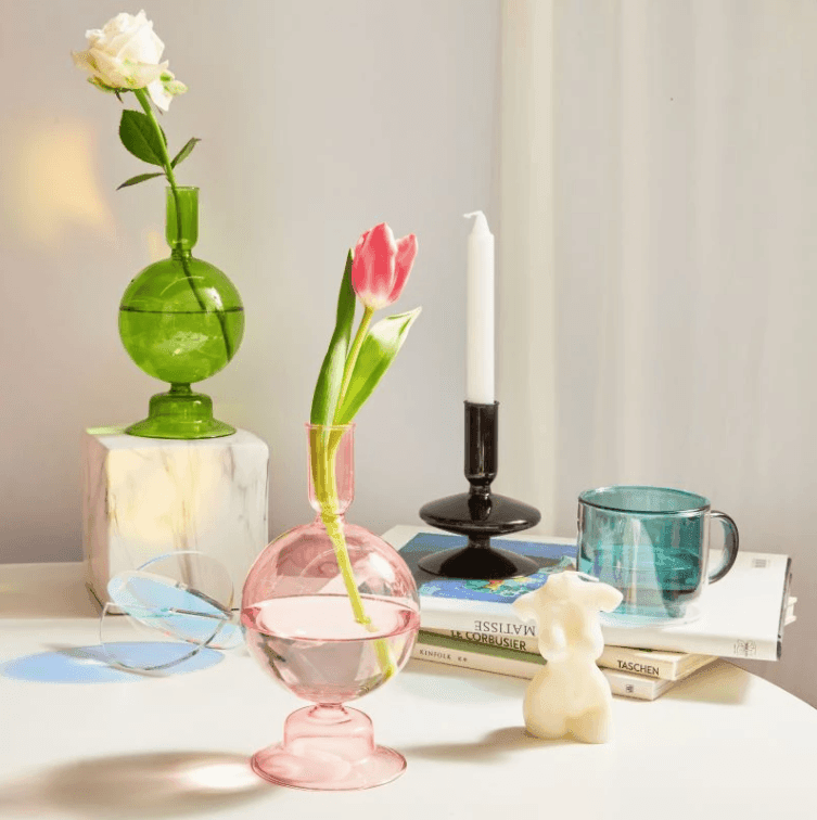 Candlesticks | Glass | Colorful