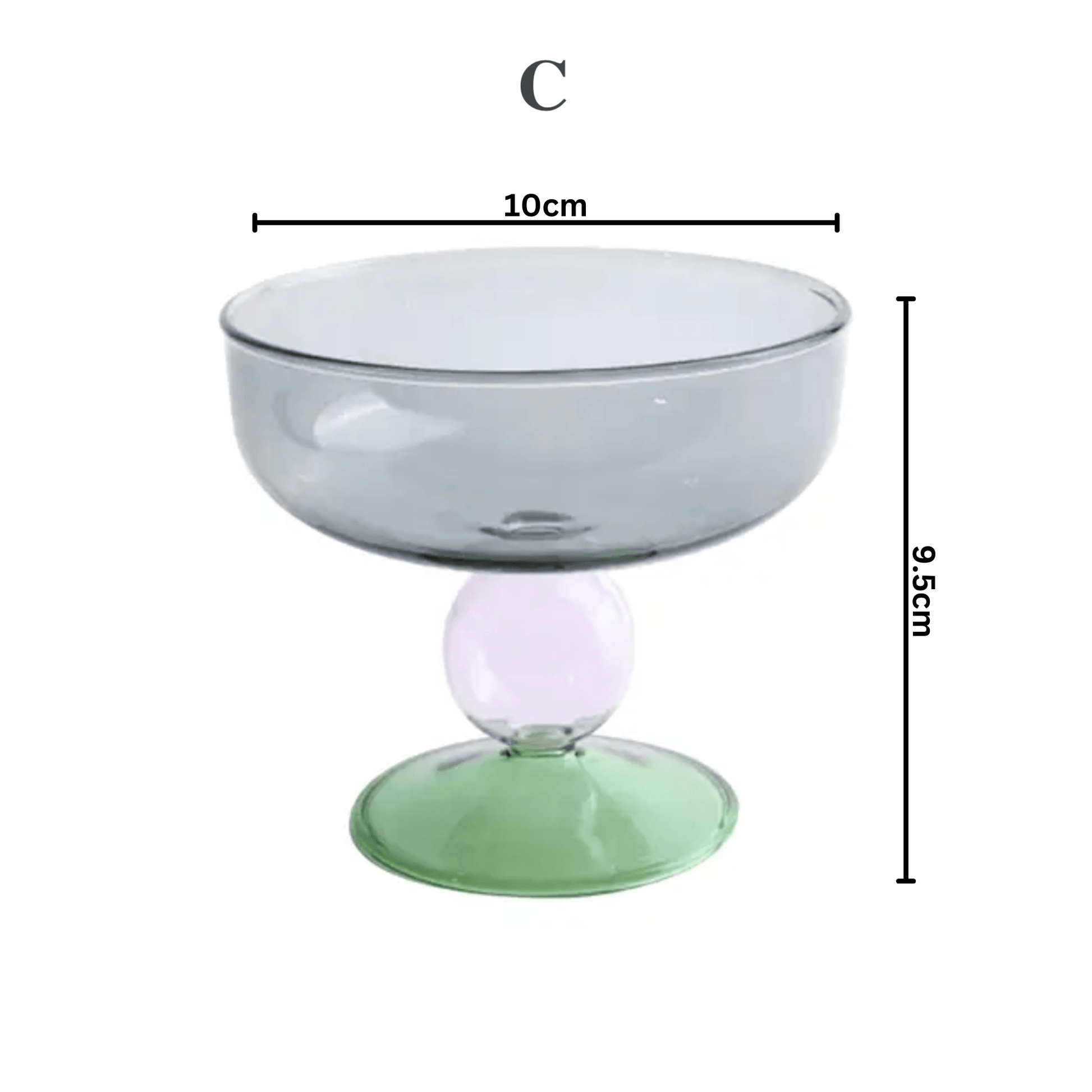 Glass Bowl | Dessert | Colorful