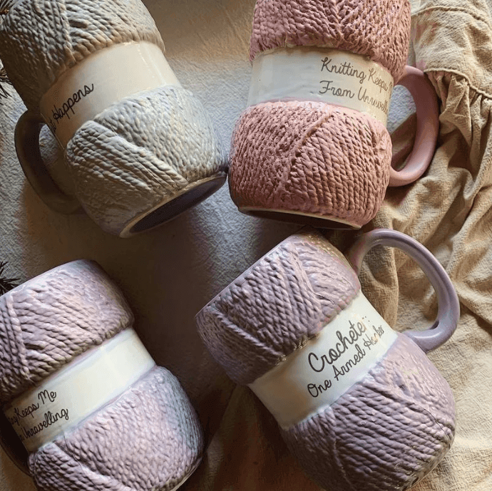 Ceramic Mug | Wool Design | Various Colors