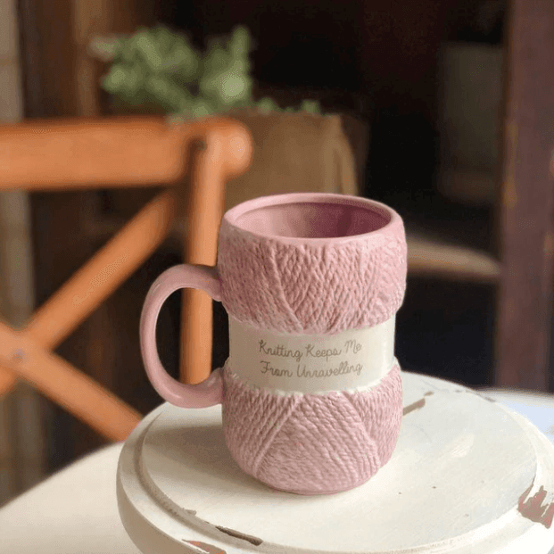 Ceramic Mug | Wool Design | Various Colors