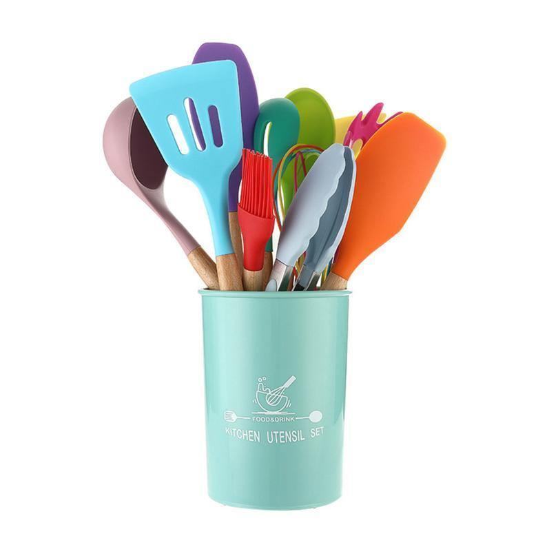 Silicone Kitchen Utensils Set | Silicone | 12-Piece Multi-Color