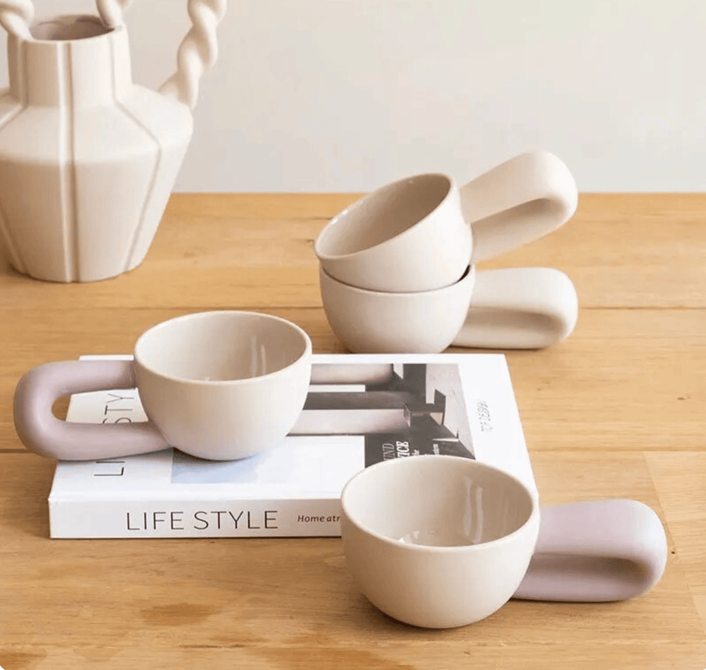 Creative Coffee Mug | Ceramic | Big Handle