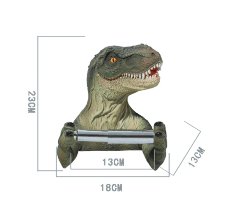 Toilet Paper Rack | Resin | Dinosaur
