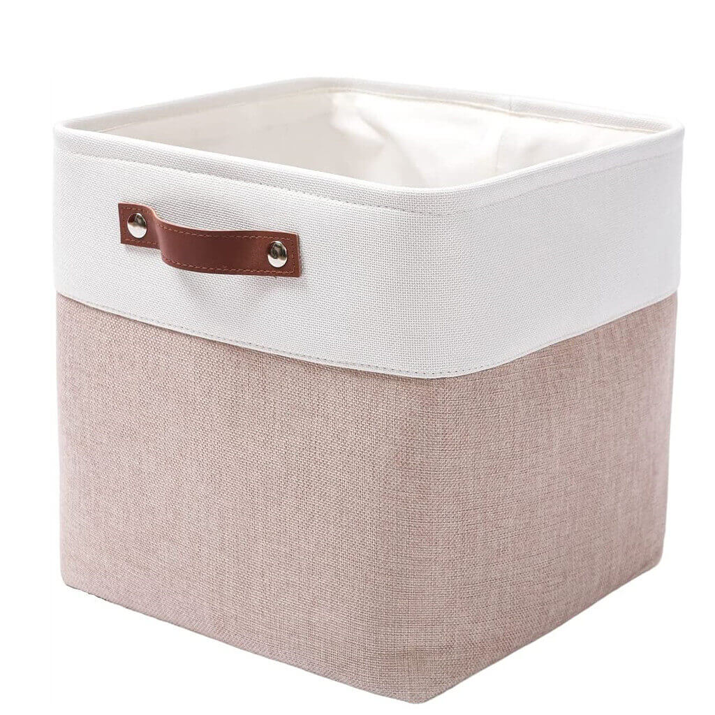 Fabric Storage Baskets | Set of 3 | 30cm Cube