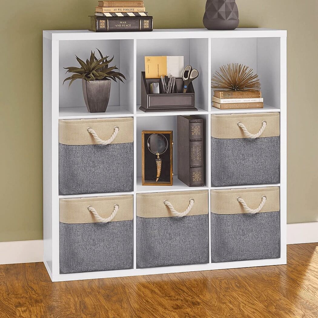 Storage Boxes | Canvas & EVA | Large 41.6L, 13"x15"x13"