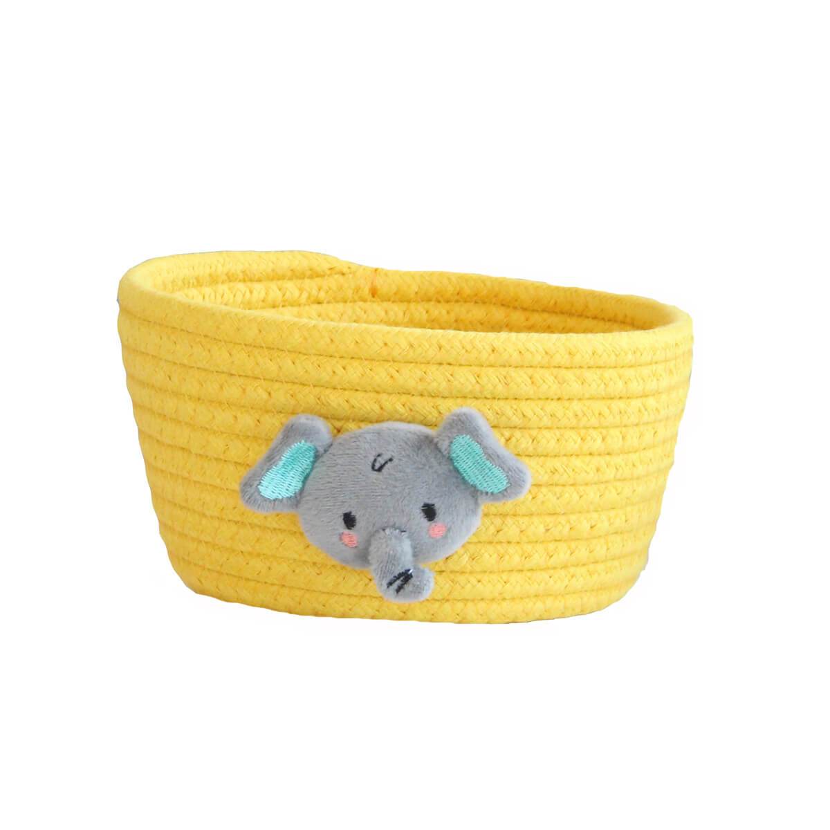 Animal Storage Basket | Cotton Rope | Foldable Design