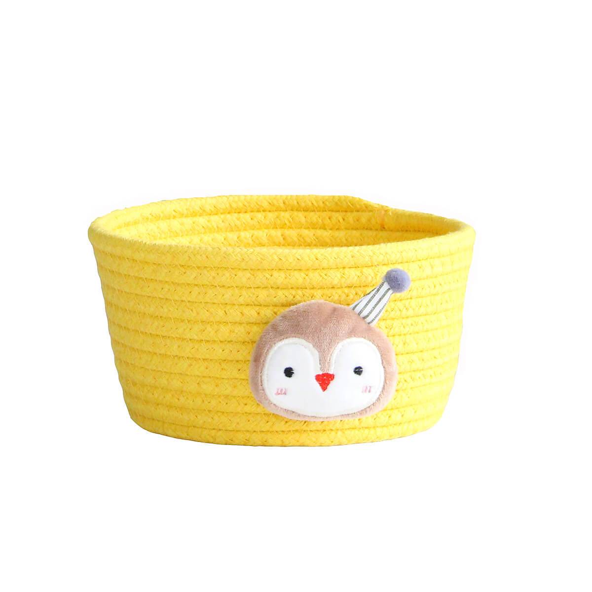 Animal Storage Basket | Cotton Rope | Foldable Design