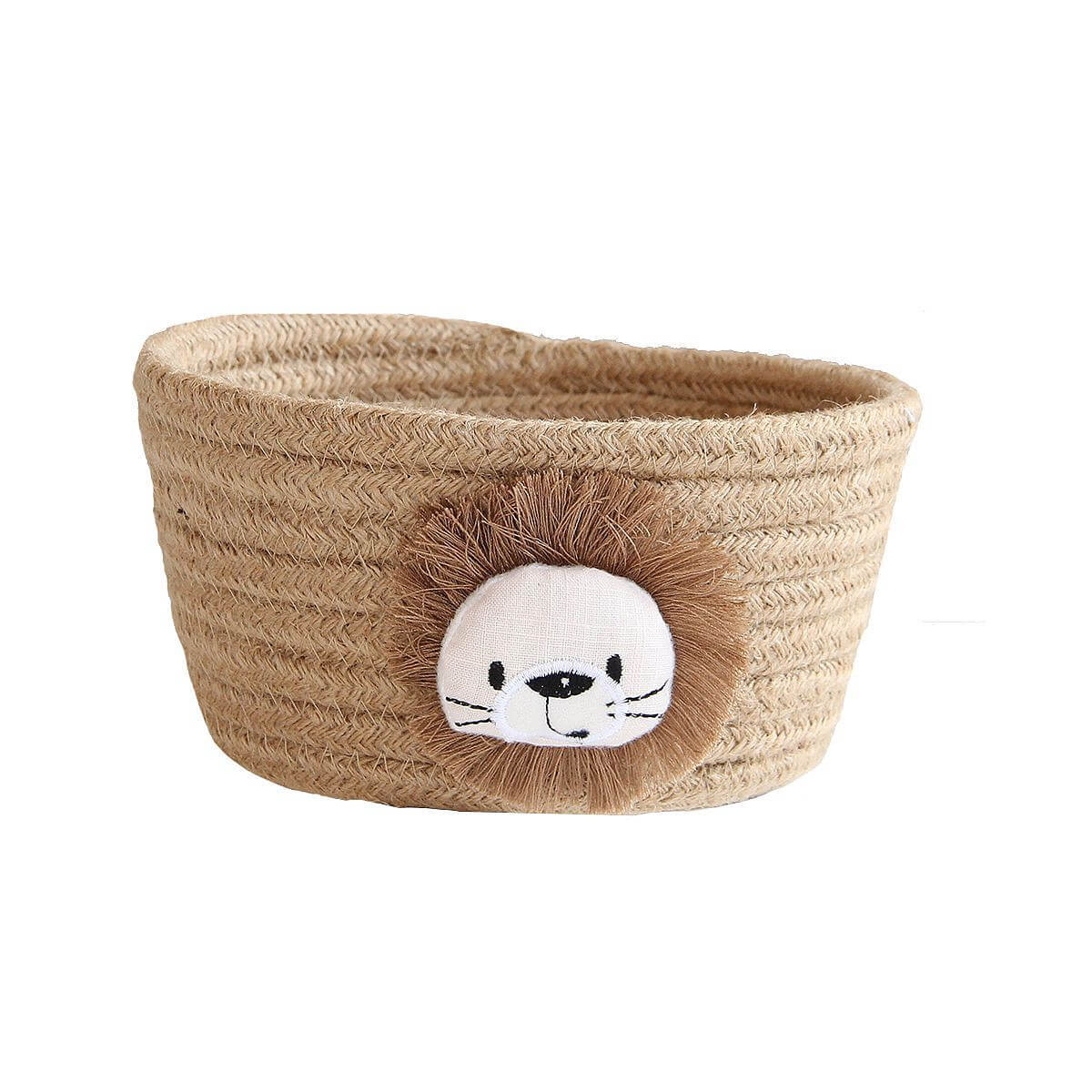 Animal Storage Basket | Cotton Rope | Foldable Design