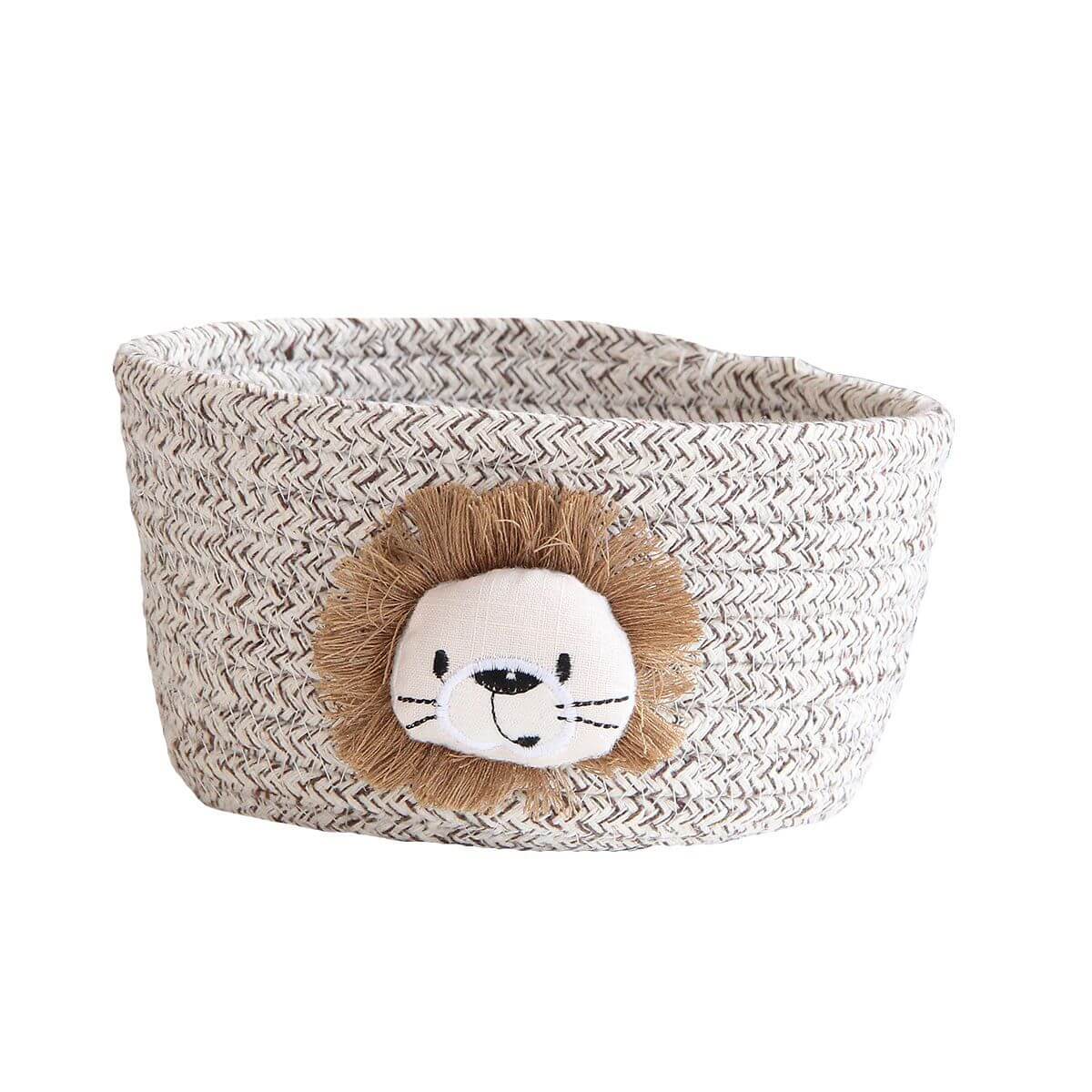 Animal Storage Basket | Cotton Rope | Foldable Design