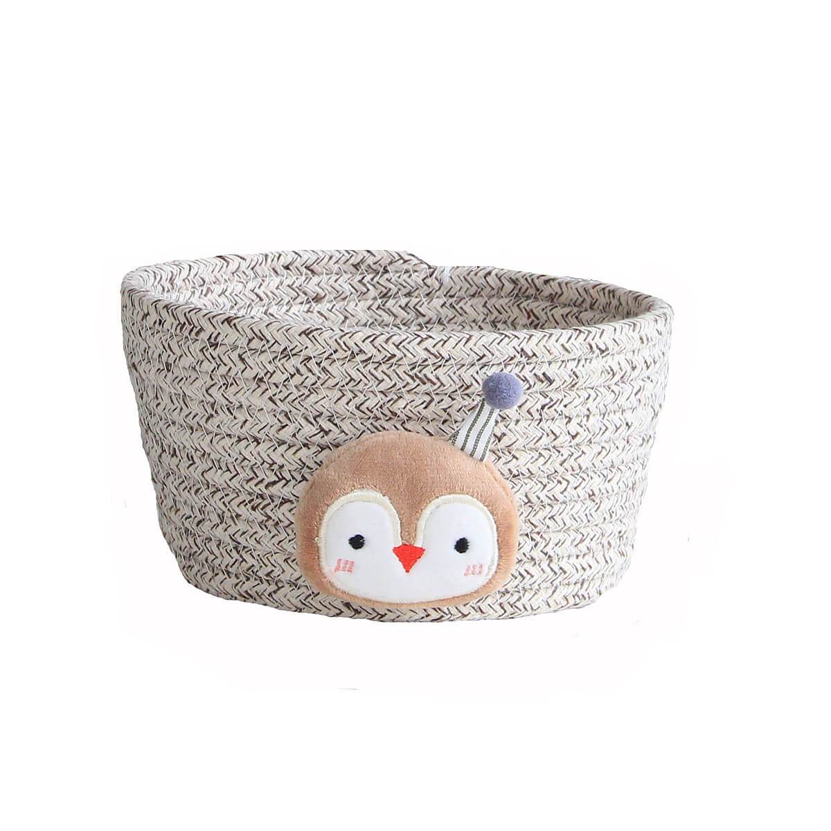 Animal Storage Basket | Cotton Rope | Foldable Design