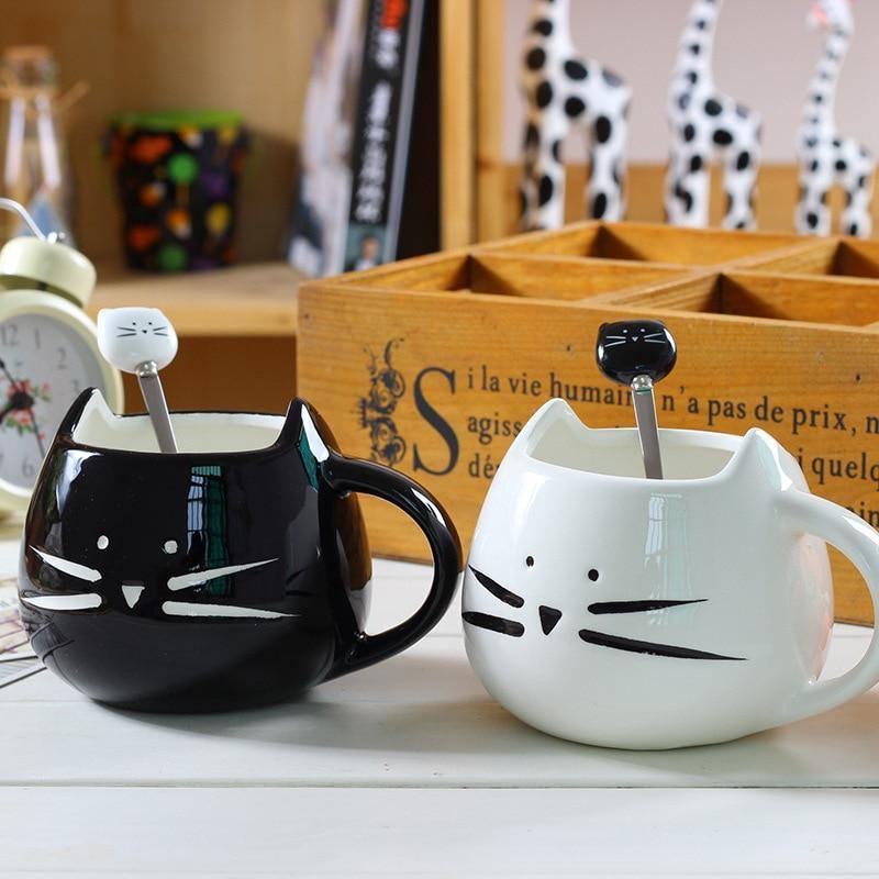 Cute Cat Ceramic Mug | Ceramic | 350ml