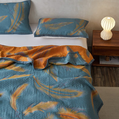 Luxurious Cotton Gauze Quilt Set | 100% Organic Cotton | Full/Queen/King Options