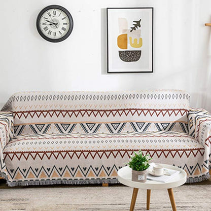 Geometric Blanket | Cotton-Polyester Blend | Multiple Sizes
