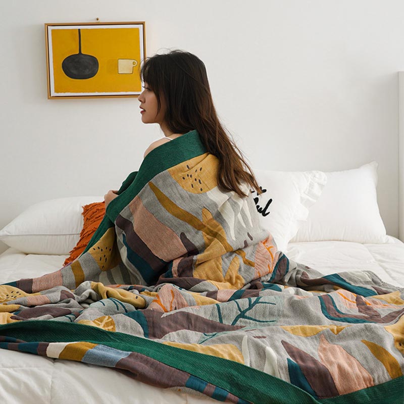 Reversible Cotton Quilt | Lightweight & Breathable | Full/King Size