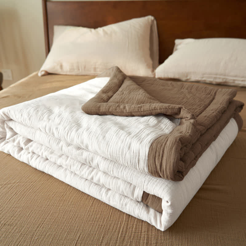 Double Layer Gauze Bedding Set | 100% Organic Cotton | Full & Queen Sizes