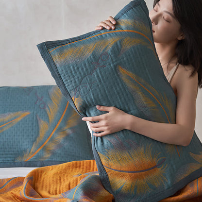 Luxurious Cotton Gauze Quilt Set | 100% Organic Cotton | Full/Queen/King Options
