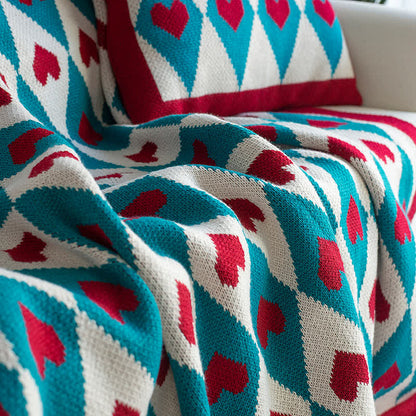 Decorative Knitted Blanket | Soft Acrylic | 39"x51" & 51"x70"