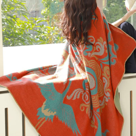 Retro Luxury Soft Blanket | Polyester Fabric | 63" x 51"