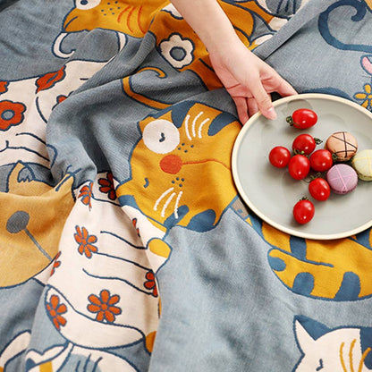 Reversible Cotton Quilt | 100% Organic Cotton | Cute Animal Design