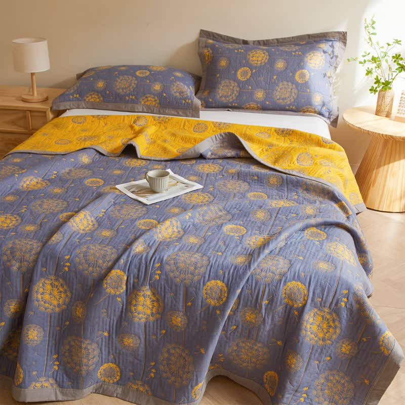 Dandelion Quilt | 100% Organic Cotton | Full/Queen Size