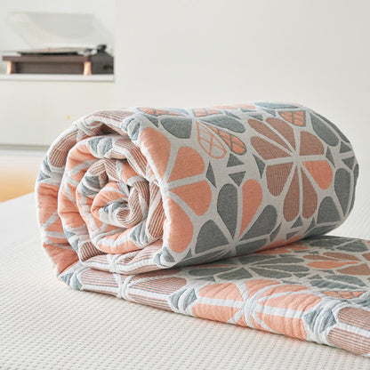 Floral Summer Quilt | 100% Organic Cotton | Full/Queen Size