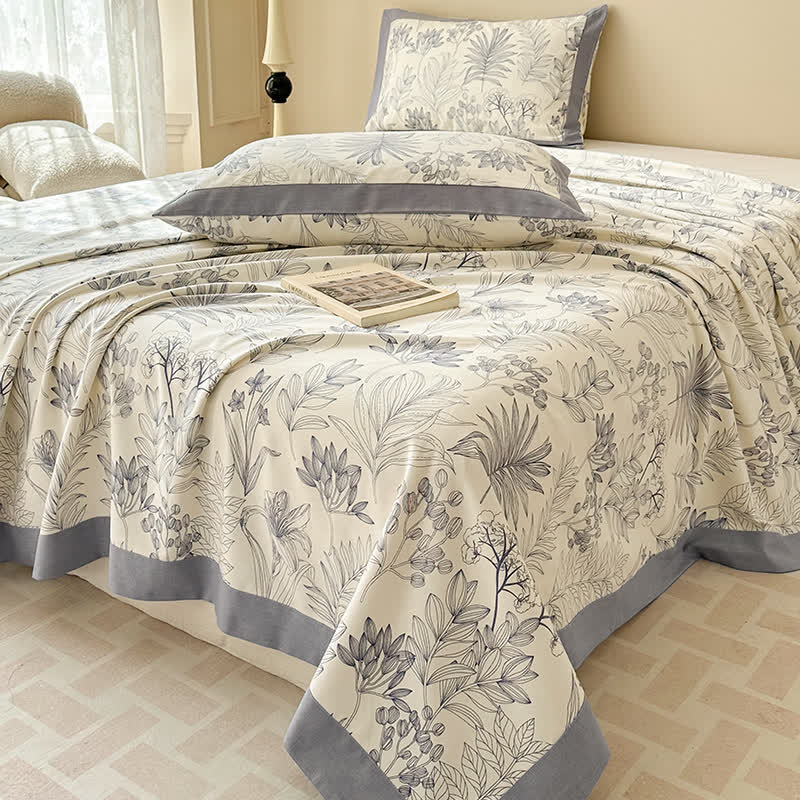 Pure Cotton Coverlet | Eco-Friendly | Available in Full, Queen, King Sizes