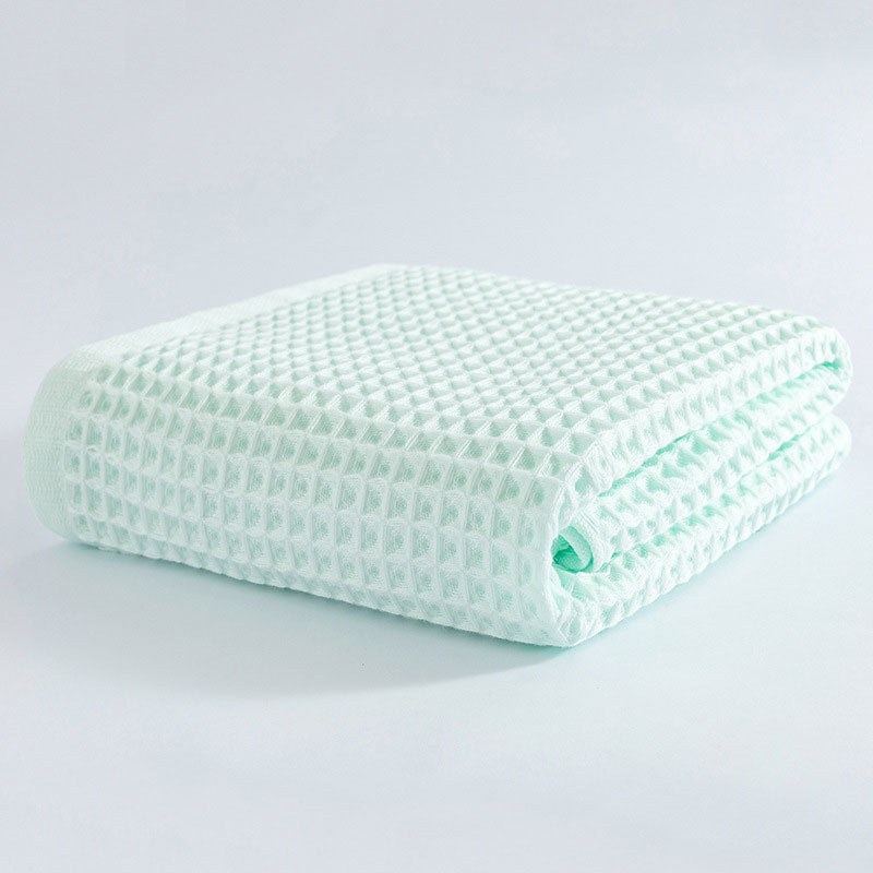 Waffle Weave Bath Towel | Cotton | Eco-Friendly & Super Absorbent | 70x140 cm