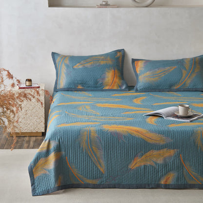 Luxurious Cotton Gauze Quilt Set | 100% Organic Cotton | Full/Queen/King Options