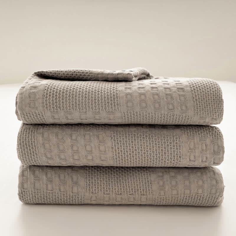 Pure Cotton Waffle Quilt | 100% Organic Cotton | Full/Queen Size