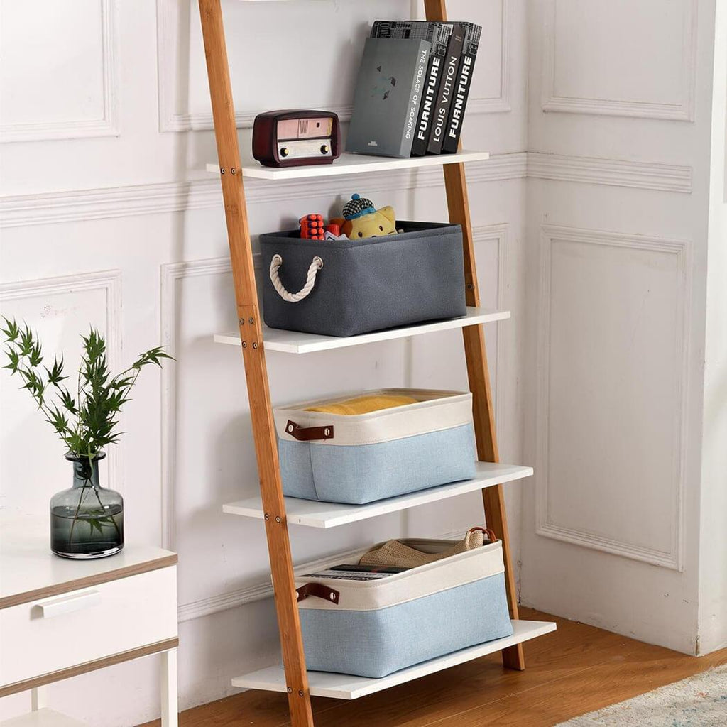 Dark Grey Storage Basket | Washable Canvas with Rope Handles | Multiple Sizes Available