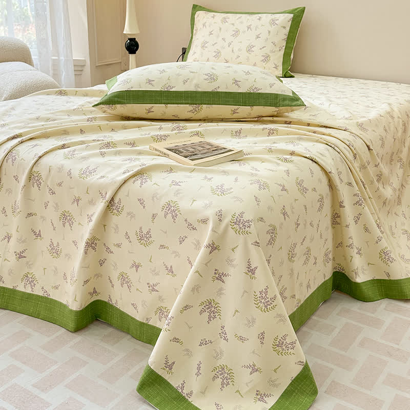Lavender Cotton Coverlet | Eco-Friendly | Full, Queen, King Sizes