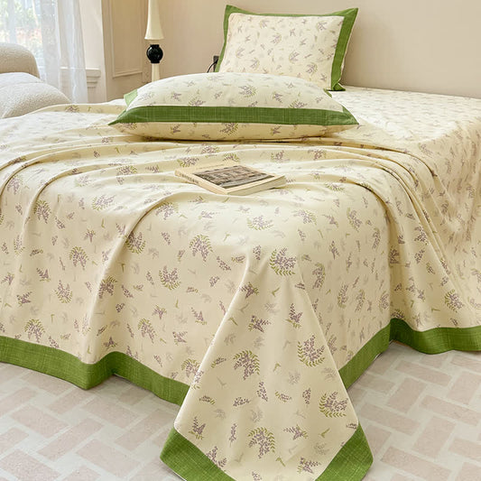 Lavender Cotton Coverlet | Eco-Friendly | Full, Queen, King Sizes