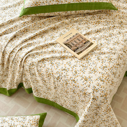 Cotton Floral Coverlet | Breathable & Eco-Friendly | Full, Queen, King Sizes