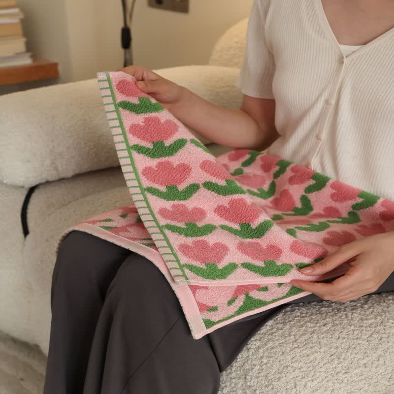 Tulip Bath Towel | Combed Cotton | 3 Sizes Available