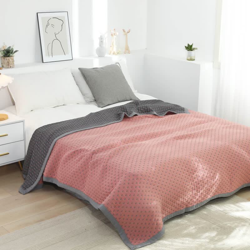 Reversible Cotton Quilt | 100% Organic Cotton | Full/Queen/King Sizes