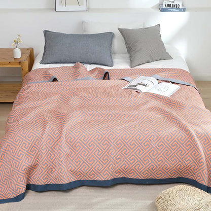 Reversible Summer Quilt | 100% Organic Cotton | King Size