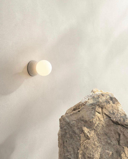 Origo Wall Lamp | Concrete & Opal Glass | Set of 2