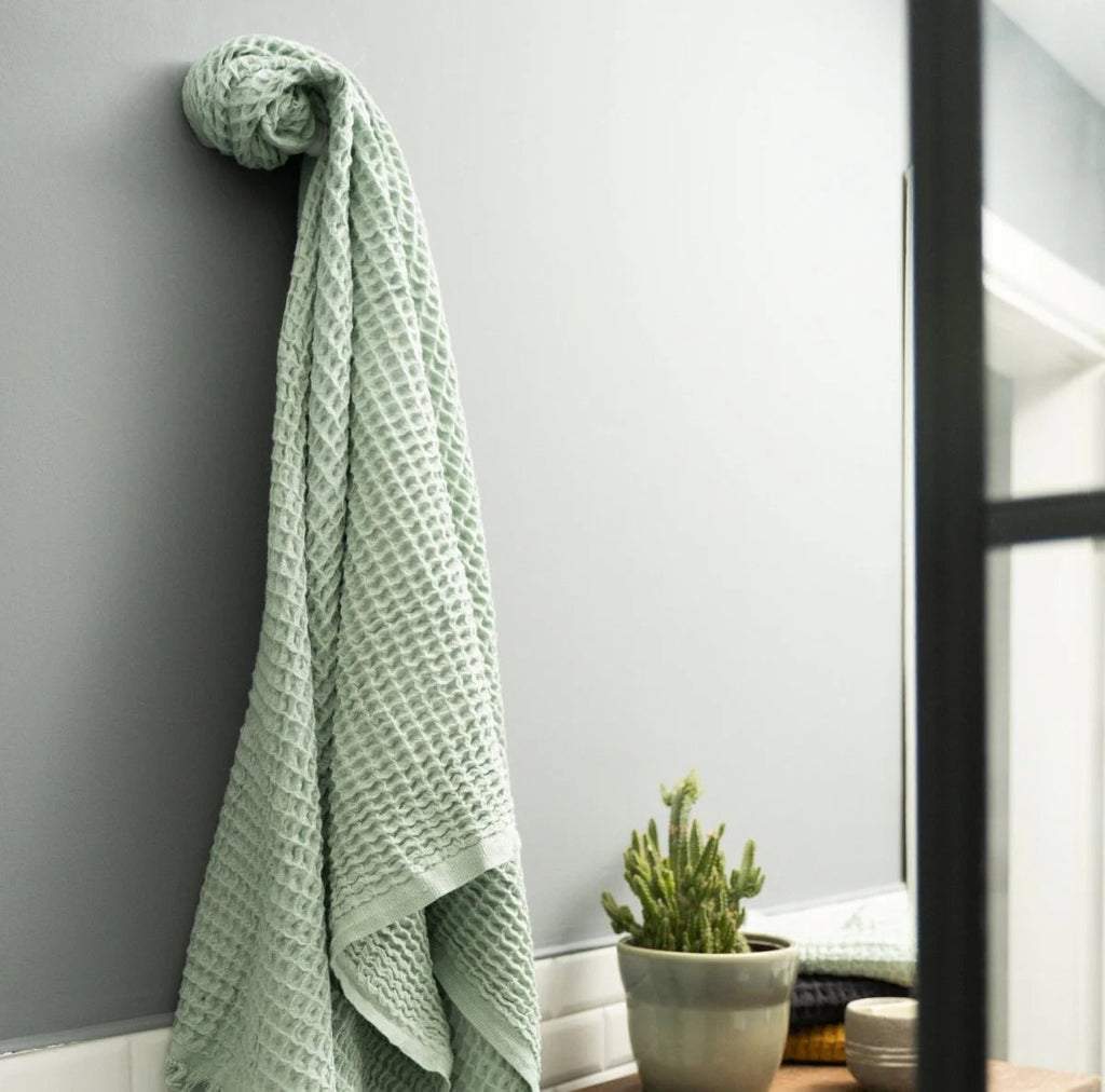 Duru Waffle Towel | Organic Turkish Cotton | Mint