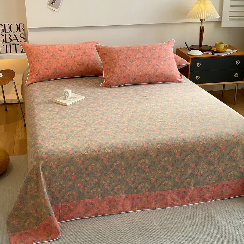 Vintage Floral Coverlet | 100% Organic Cotton | Twin/Full/Queen Options
