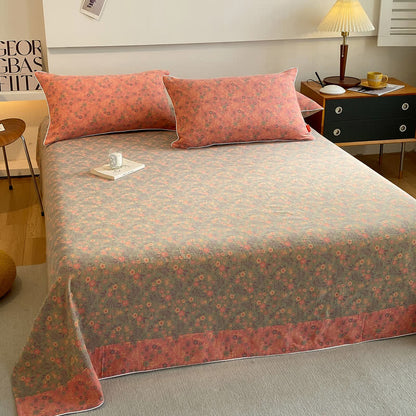 Vintage Floral Coverlet | 100% Organic Cotton | Twin/Full/Queen Options