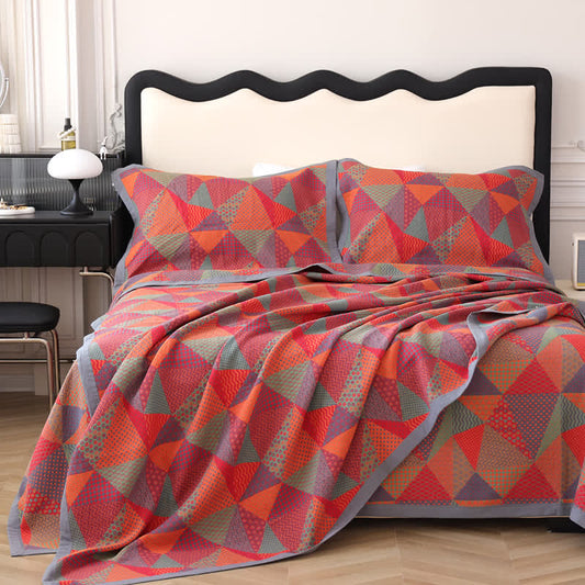 Organic Cotton Quilt | Reversible & Eco-Friendly | Full, Queen, King Sizes