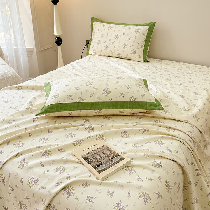 Lavender Cotton Coverlet | Eco-Friendly | Full, Queen, King Sizes