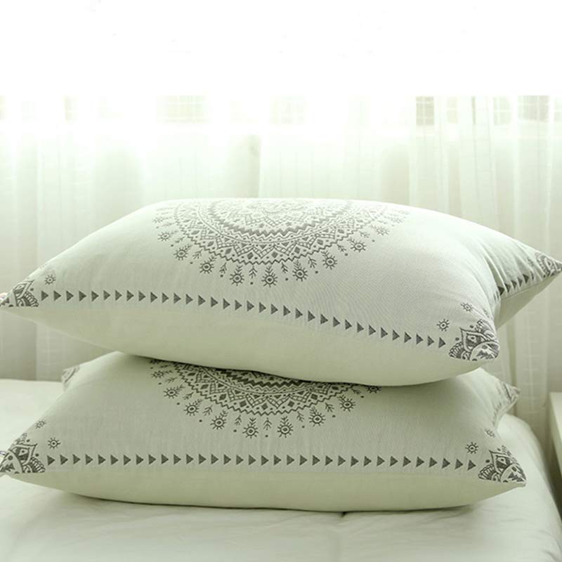 Cotton Pillow Covers | Soft Natural Fabric | Set of 2