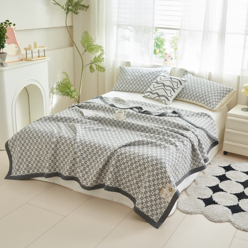 Reversible Quilt | 100% Organic Cotton | Full/Queen Size